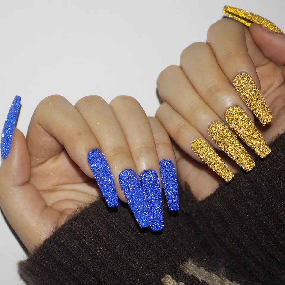 JY Wholesale Fine Flashing Crystal Diamond Mirror Powder in Green Red Blue for Enhancing Nail Art