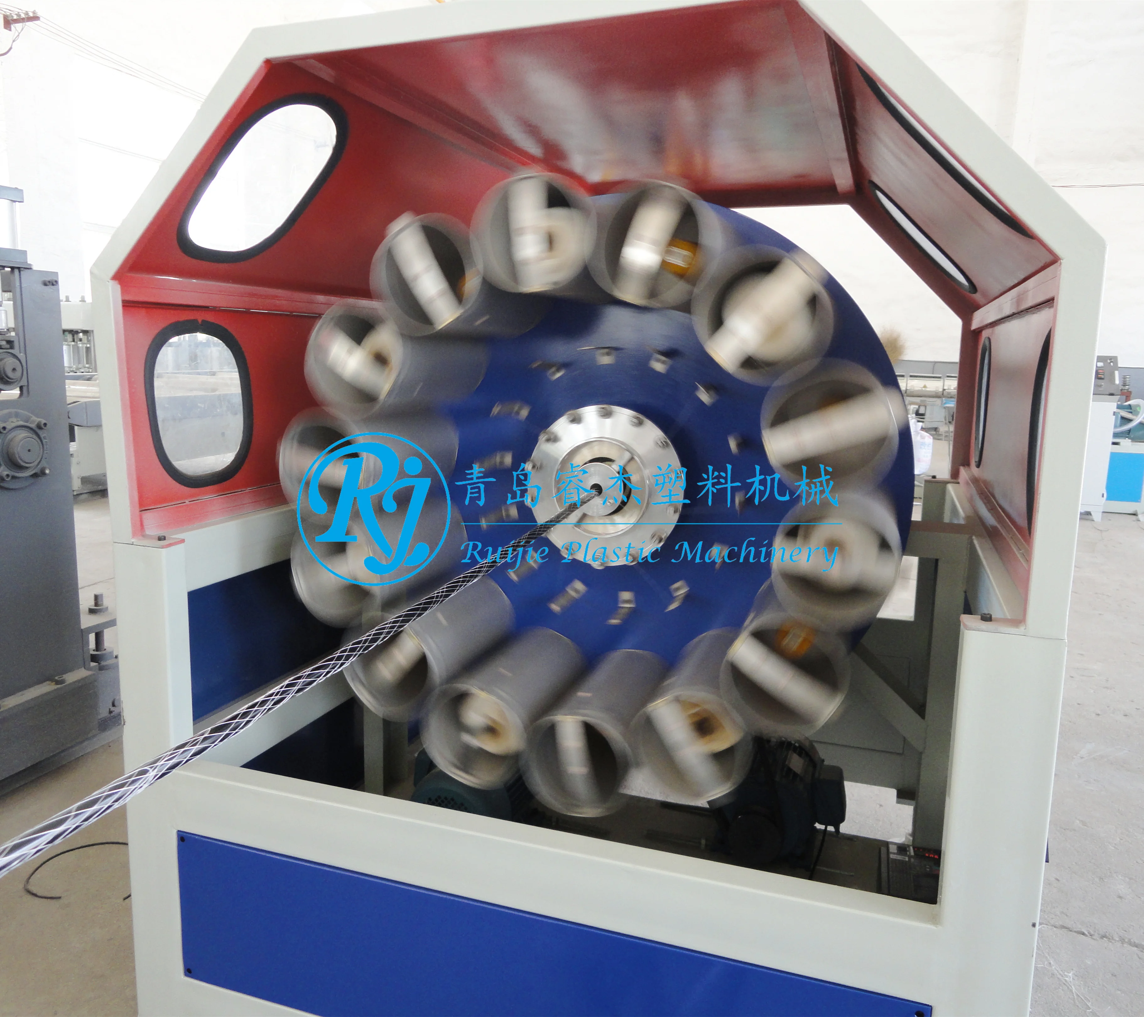 PVC hose extrusion Line, PVC flexible hose making machine, Plastic Fiber Hose Machine