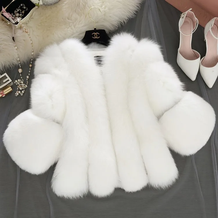 
Hight quality products womens girls fur jackets and coat inside fur made in china 