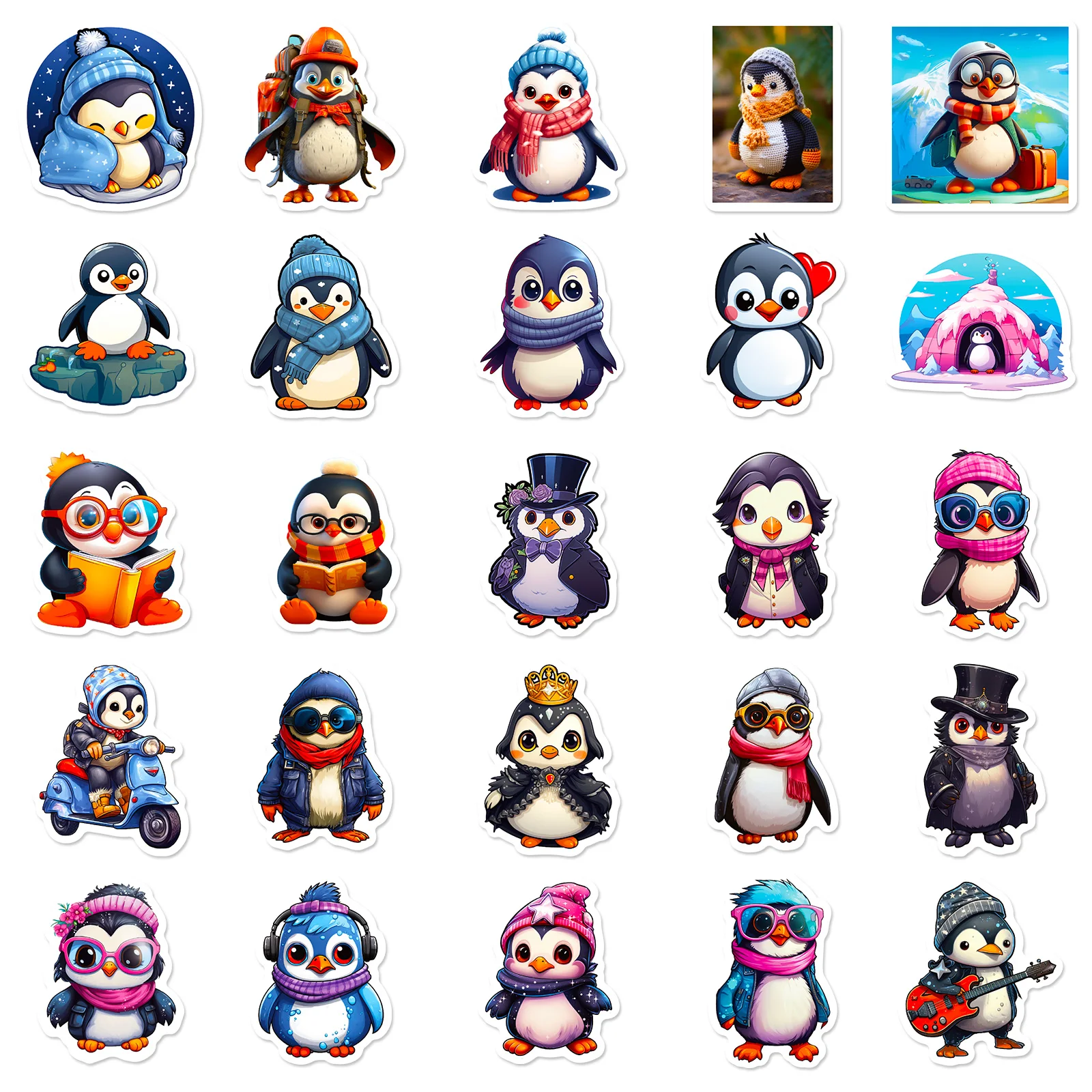 The company sells 50 glossy cute penguin and various animal stickers for children to decorate  toy notebooks and computers