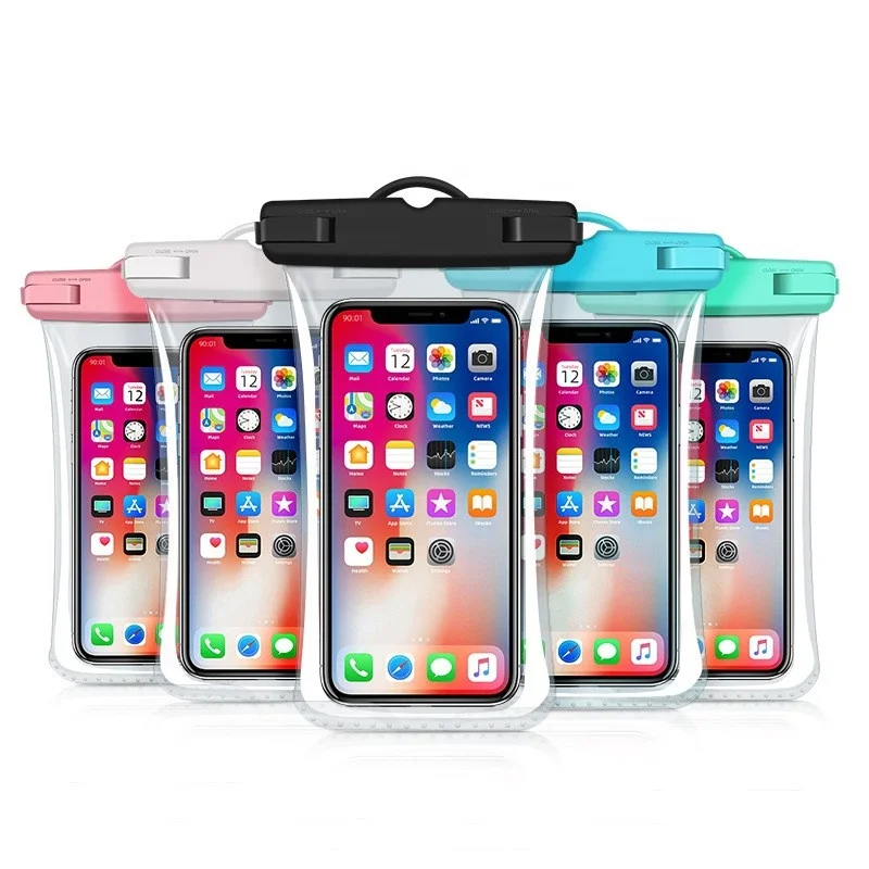hot TPU phone waterproof case IPX8 Diving waterproof phone bag Touch screen waterproof phone bag