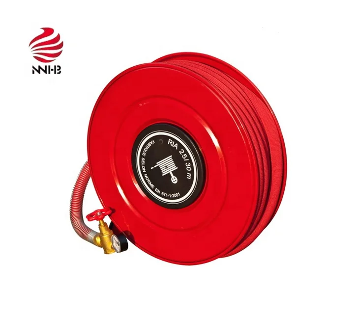 Fire Protection  1.2mm thickness Fire Hose Reel Cabinet
