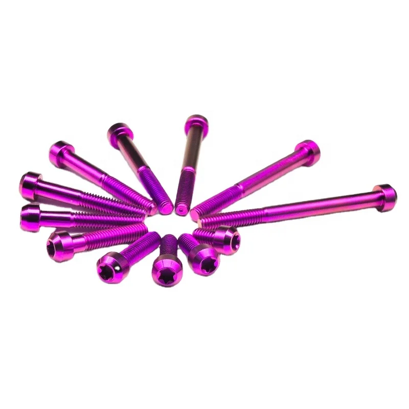 Titanium Alloy TORX Head Bolts Screw M5 M8x10-70 mm Fit Motor Front Wheel Hub Bolts M8 Scooter Exhaust Fan Mounted Screw