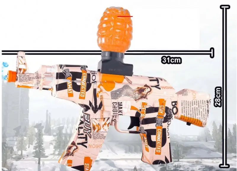 Wholesale spot Gel Gun Rechargeable Electric AKM 47 M4 Water Gel Ball With Gel Beads