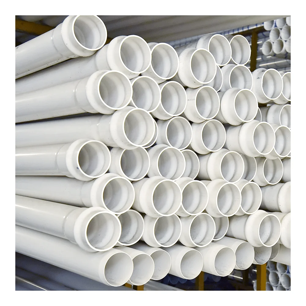 Wholesale 160Mm 200Mm 400Mm Sn8 110Mm 160Mm Class E High Pressure Pn6 Pipeline Rain Pvc Pipe Upvc Plastic Tube Pipes For Water