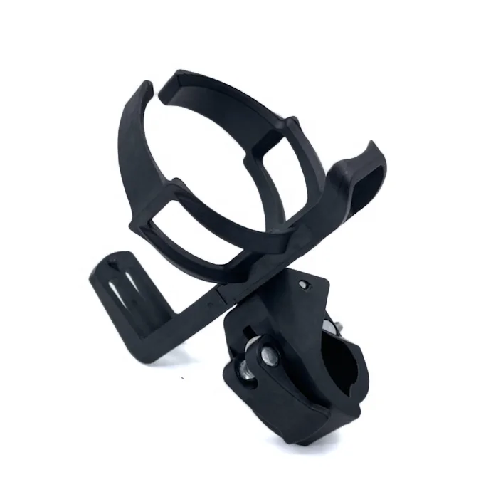 REYGEAK Outdoor Cycling Bike Black Water Bottle Cage Holder Bicycle Accessories Universal 360 Degree Rotating Bike Cup Holder