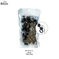 belifa disposable reuseable eyelash lash glue holder ring microblading pigment tattoo ink cup with lid