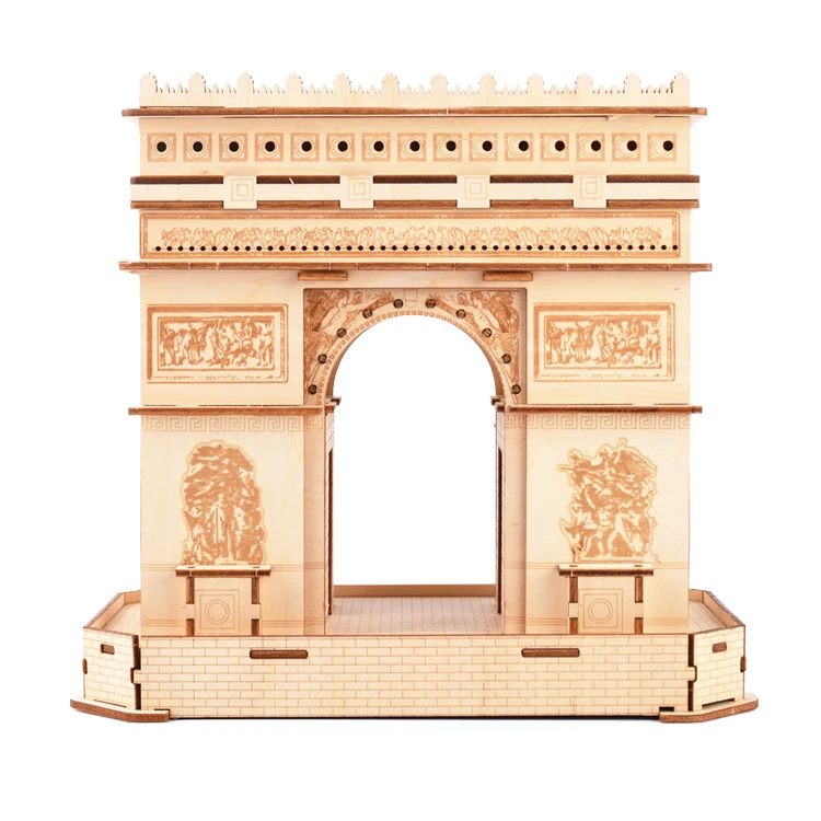 Scorpion Fighter Toys Plane Craft Model Basswood Material Wooden Puzzle 3D Toys Exquisite Gift for Teenage