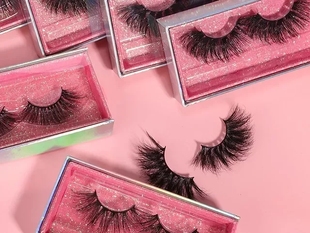 Wholesale False Eyelashes mink lashes With faux mink lashes lash packaging