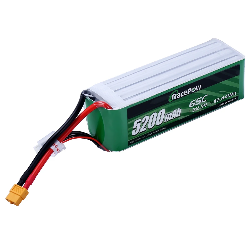 Lipo Rc батарея 5200 мАч 6S 22 2 в 65C аккумуляторные блоки с разъемом XT60 XT30 для радиоуправляемого вертолета самолета
