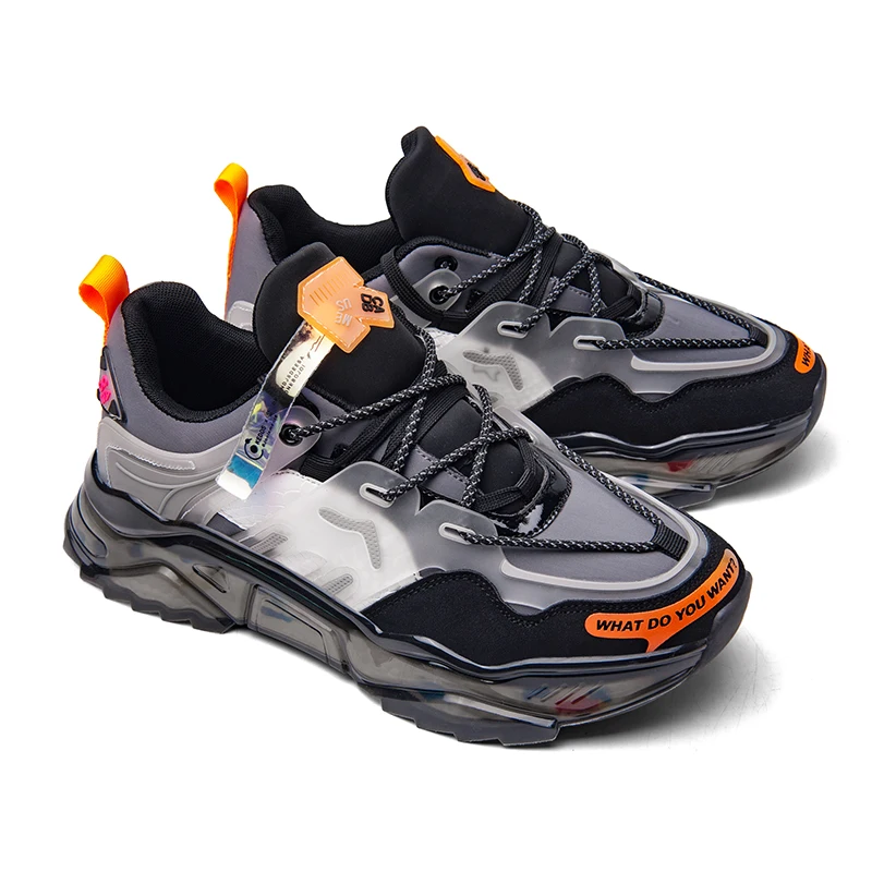 
Custom oem Tennis shoe safety light up leather trainers casual sport shoes men sneakers 