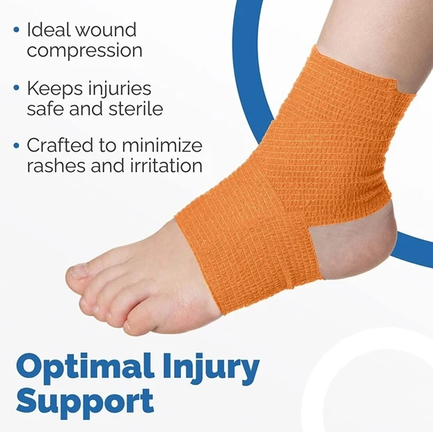 Joint Protection Self Adhesive Non-Woven Cohesive Bandage Bandage for medical