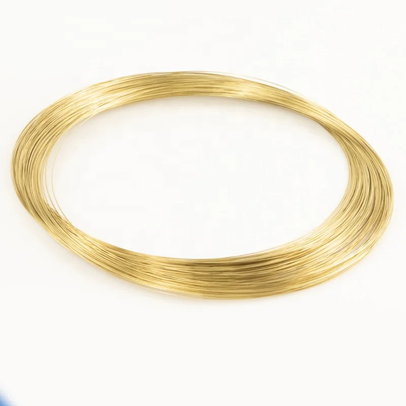 Factory 0.20-12.00mm OD 99.99% Pure Bare Brass Enamelled Wire