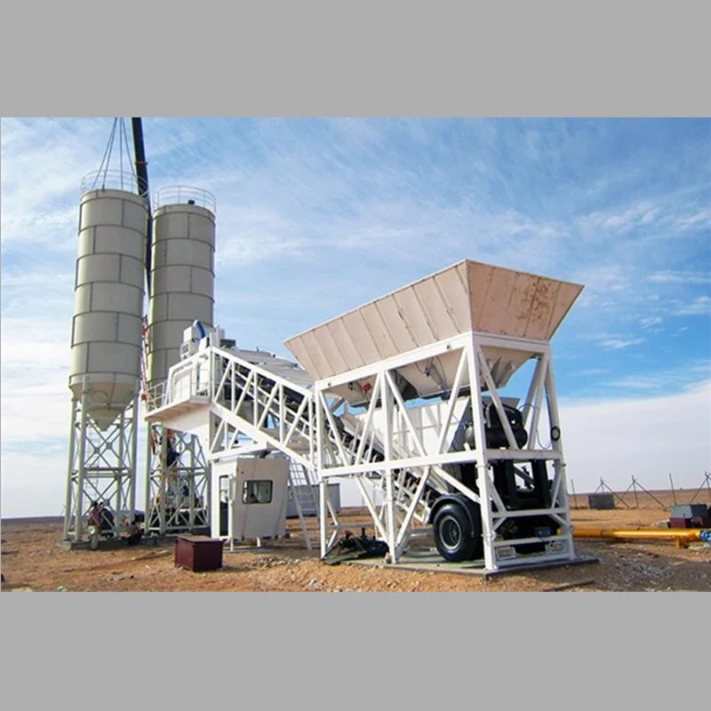 Stable Production Automatic Concrete Plant 15cbm Concrete Batching Plant