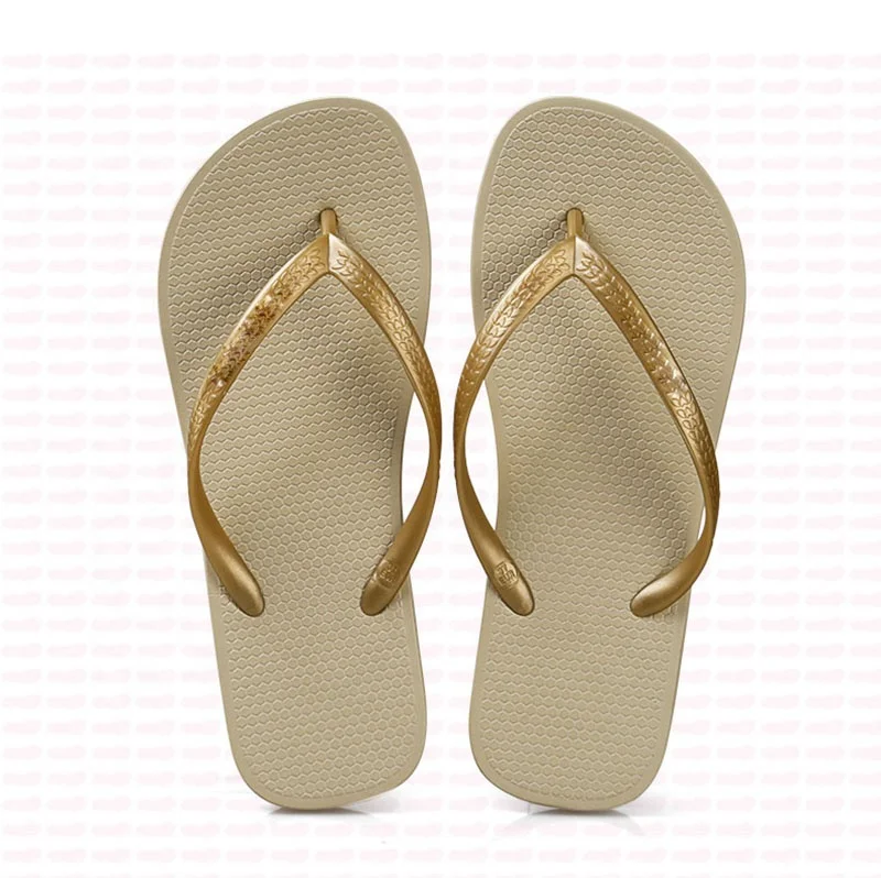 
2021 New design nude strap beach women flip flop 