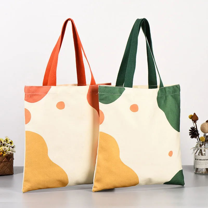 Natural Extra Large Canvas Tote Bag Customized Presidential Election Activities Product Logo Printing Shopping Gift Bag Souvenir