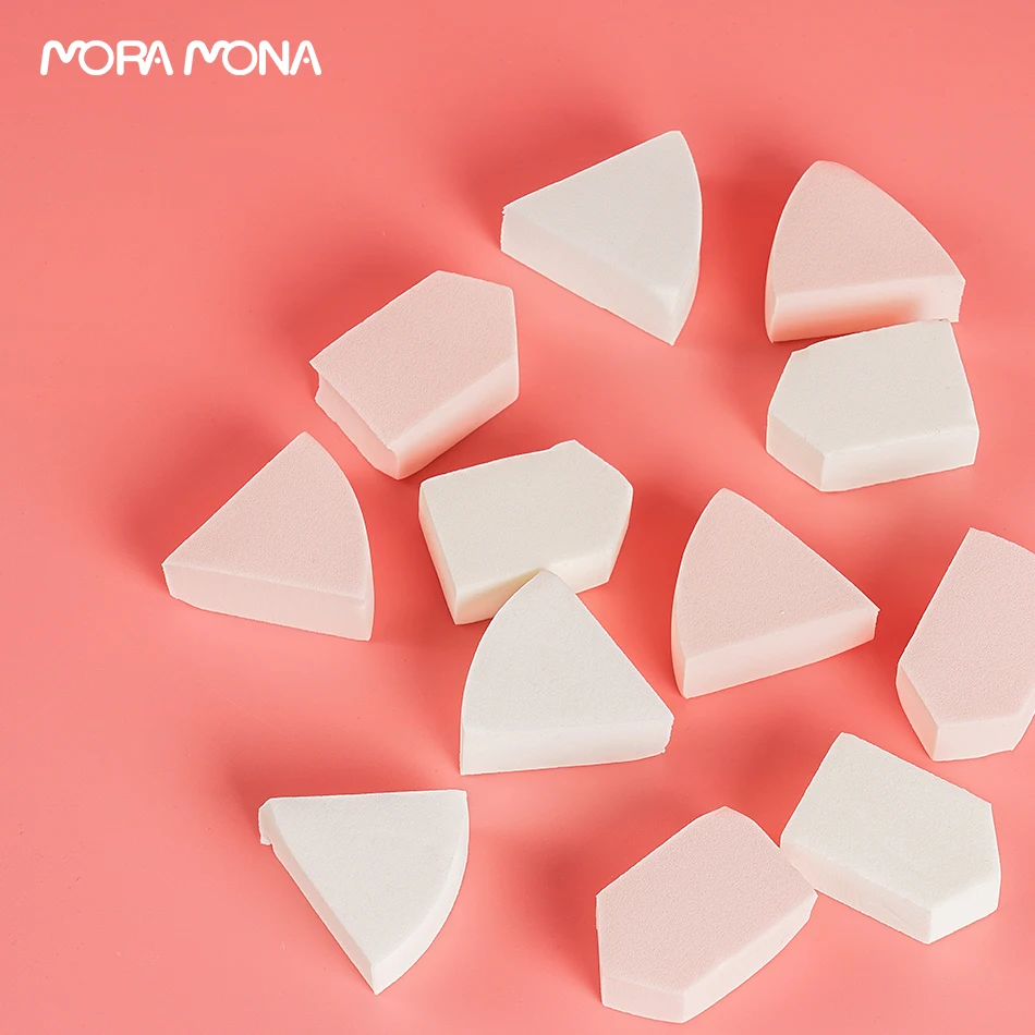 Мягкая губка для макияжа лица Mora mona многоразовая хлопковая накладка розового