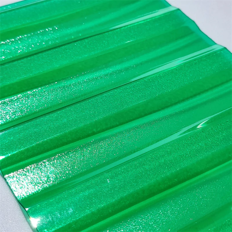 Low price high quality home outdoor application roof polycarbonate embossed corrugated roofing sheet