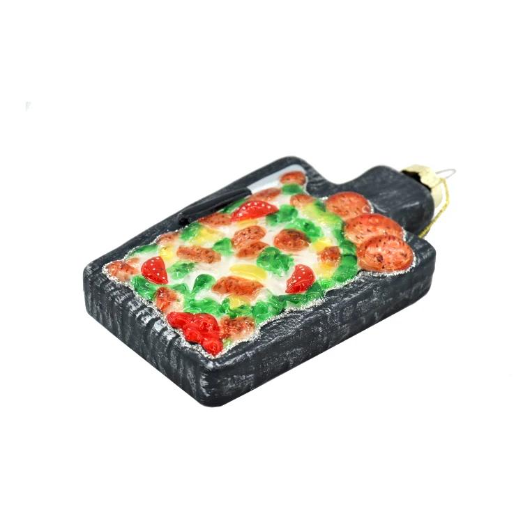 Japanese Sushi Pendant Christmas Decoration Supply for Tree Window Scene Party Decorations Oriental Gourmet Series Glass Painted