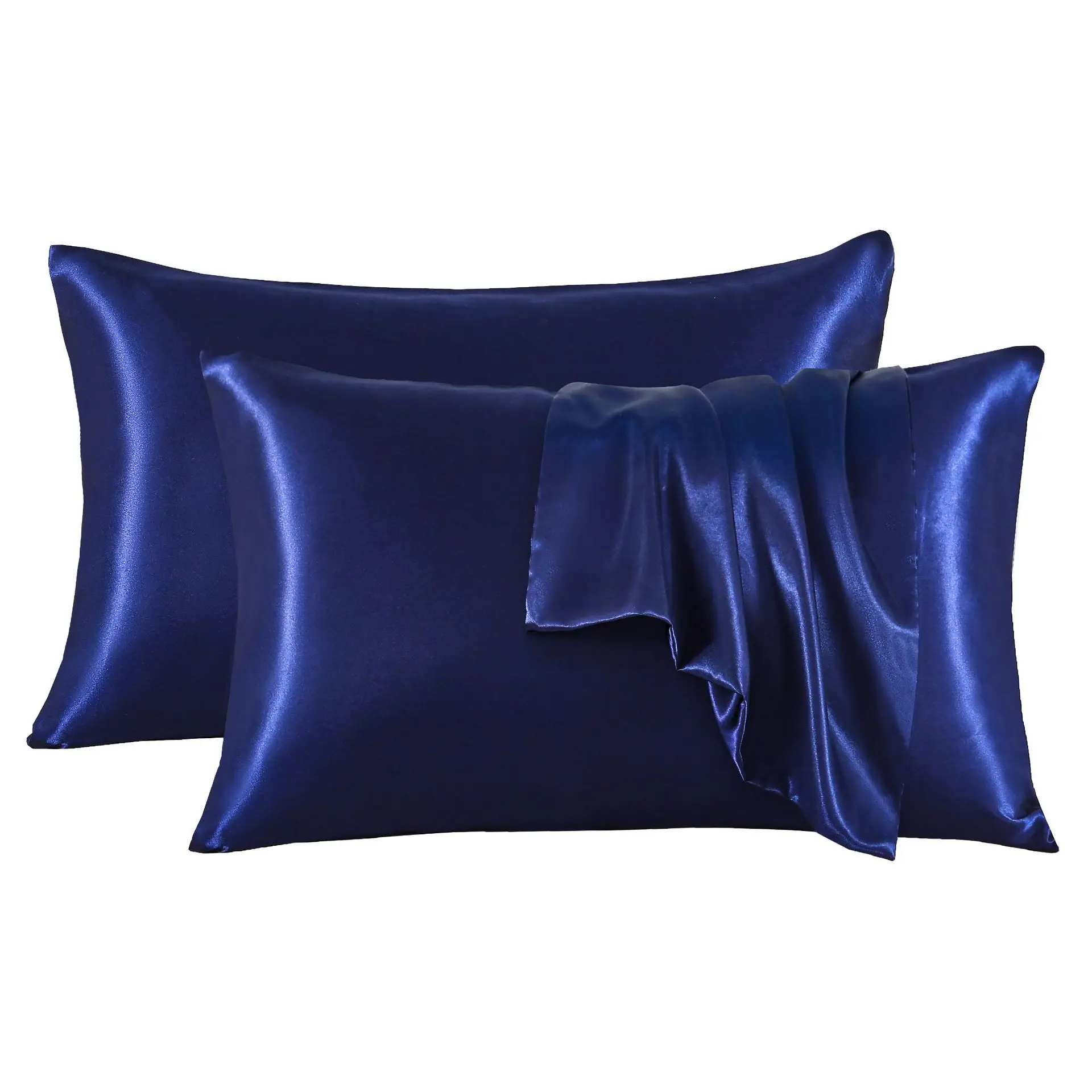 Wholesale Satin pillowcase For Home or Hotel Cushion Cases Solid Satin Pillowcase in Various Colors