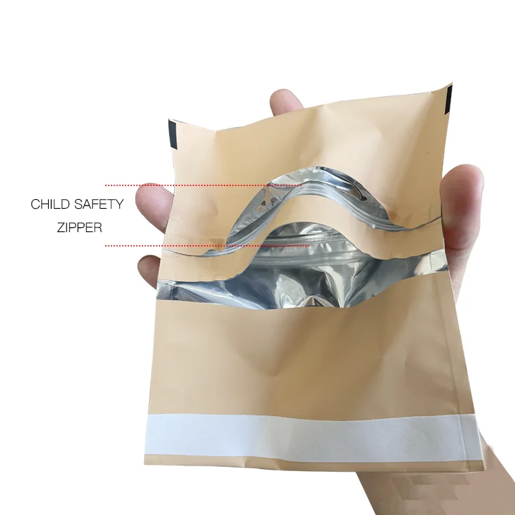 Yasonpack Soft Cigar Package Bugler P50G Rolling Aper Tobacco Bag Pouch With Ziplock