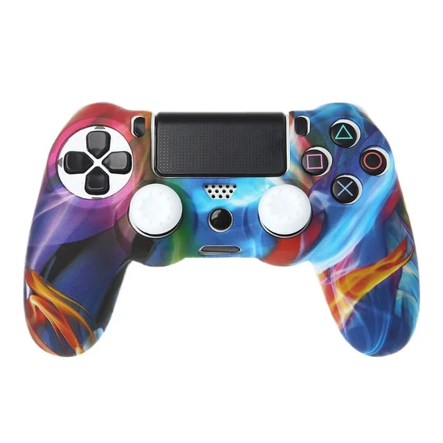 
For PS4 Controller Silicone Cover Skin Case for Sony Play Station Dualshock 4 PS4 Pro Slim Housing Shell 