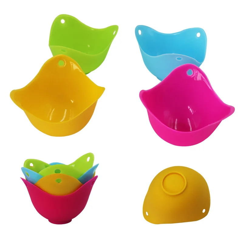 Safe Egg Poacher Nonstick Easy to Use Egg For Microwave or Stovetop Egg Cooking