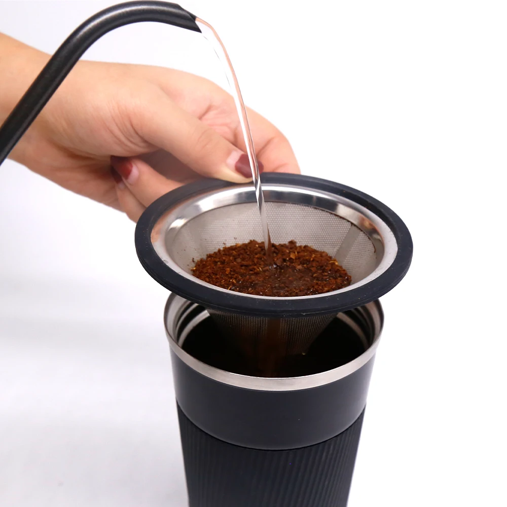 510ml 304 Stainless Steel Thermo Cup Travel Coffee Mug with Lid Car Water Bottle Vacuum Flasks Thermocup for Gift