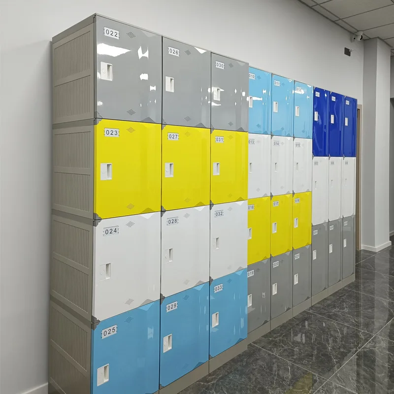 Hot selling 6-door storage cabinets, school ABS storage cabinets, gym wardrobes, employee gym plastic storage cabinets