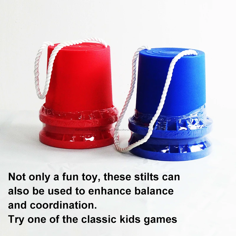 Custom 6 Color TOYS Bucket Stilts for Kids