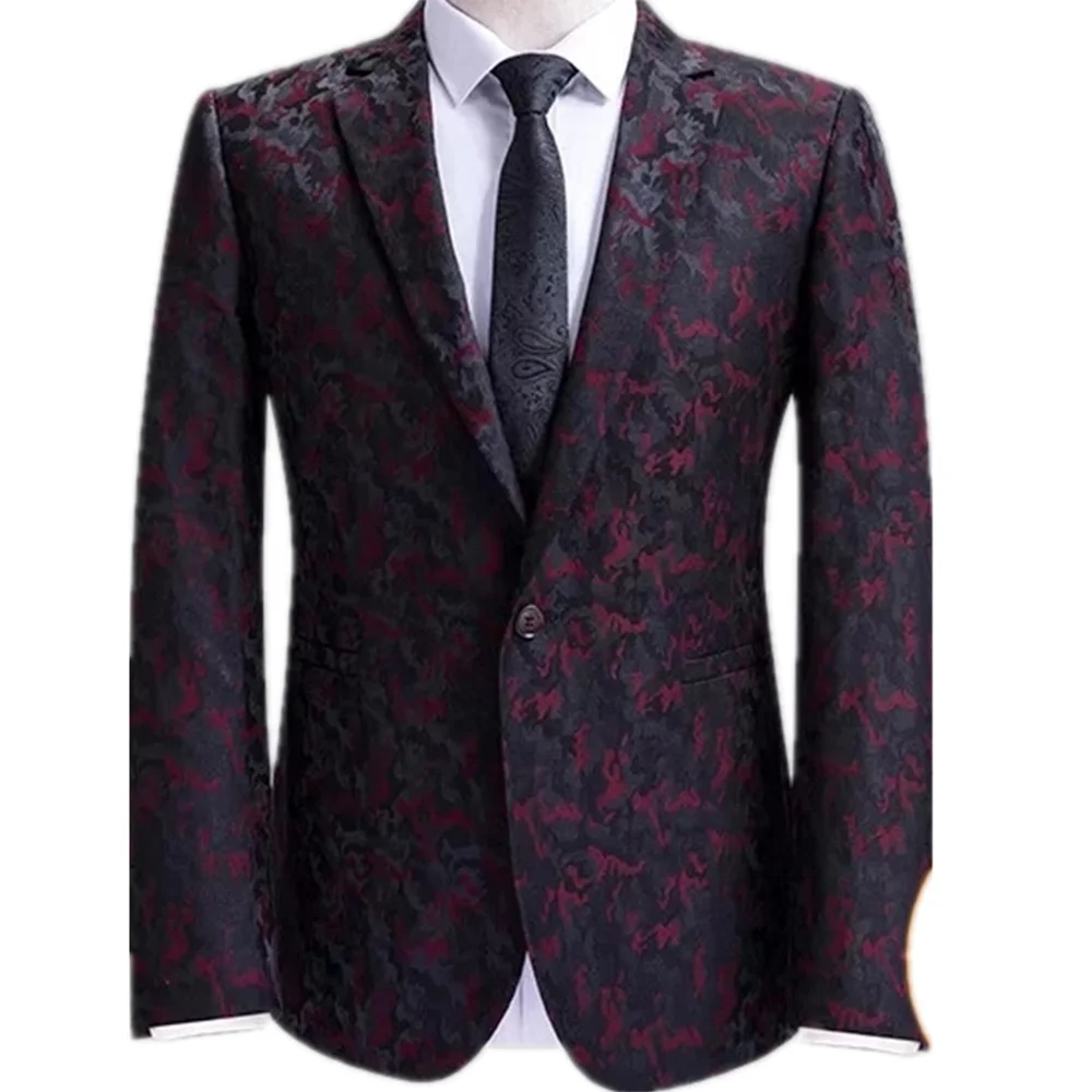 Модный мужской блейзер на пуговицах в новом стиле