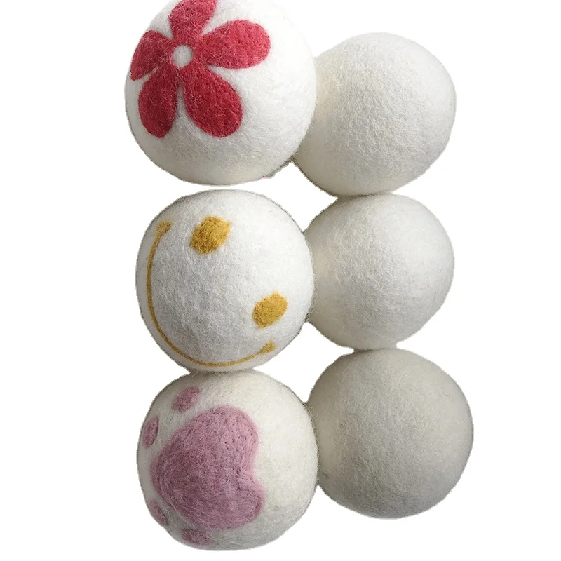 sheep eco friendly natural woolen laundry blend felt drying balls wool dryer balls organic
