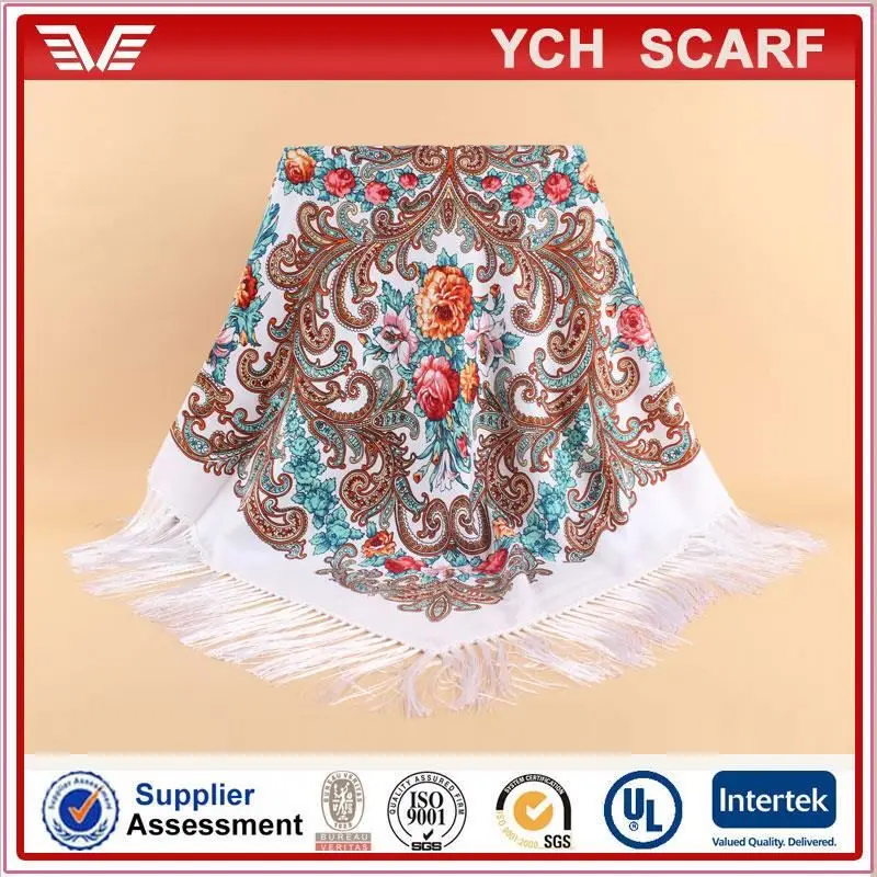 Multi color in ready fashionable women russia scarf