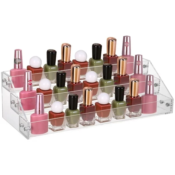 Acrylic Nail Polish Organize 72 Bottles of 6 Layers Nail oil Display Rack Storage Holder