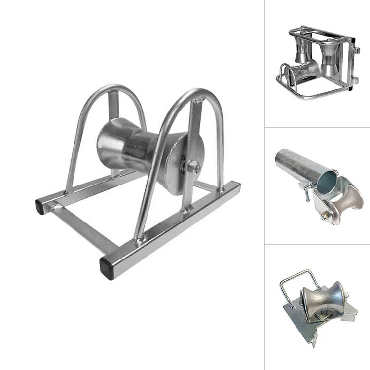 Flat Trench Roller is placed behind thedirection of pull to reduce the possibility of tipping forward during pulling operations