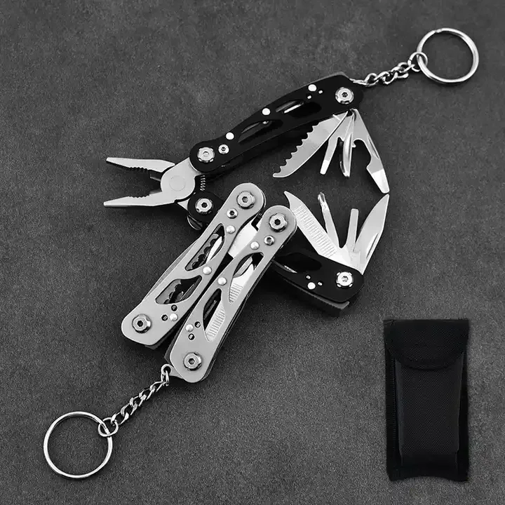 Hot Sale Multifunctional Pliers Hand Tools Portable Tool Folding Pocket Folding Knife With Key Ring