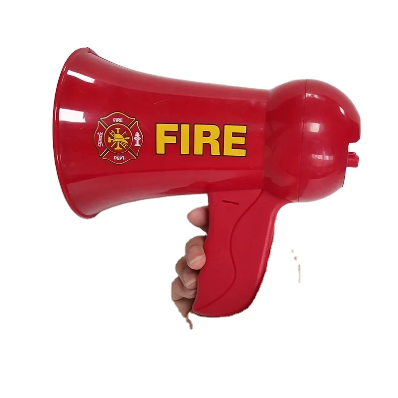 Children simulation speaker with sound kids toy sets police theme fireman loudspeakers small toys for kids