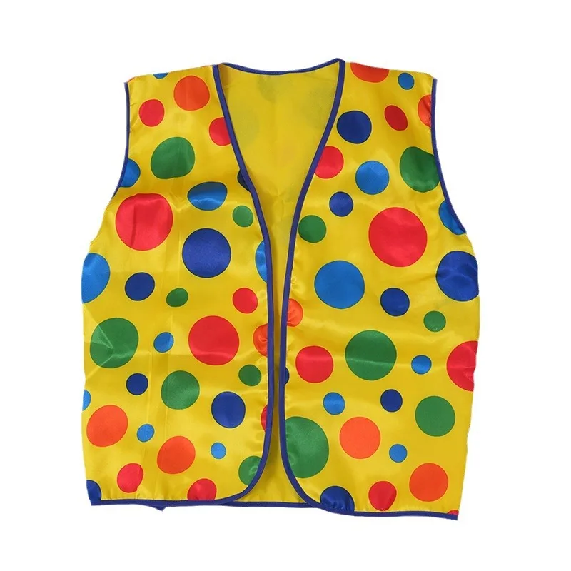 Wholesale New Halloween Festival Clown Vest Costume Hat Stage Party Costume Bow Tie Performance Props Custom Logo Free