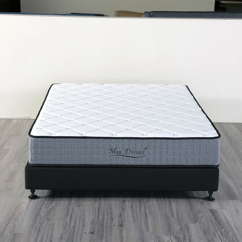 Роскошная мебель для спальни Queen King Size пена сна с эффектом памяти гипоаллергенный пружинный матрас в рулоне коробке