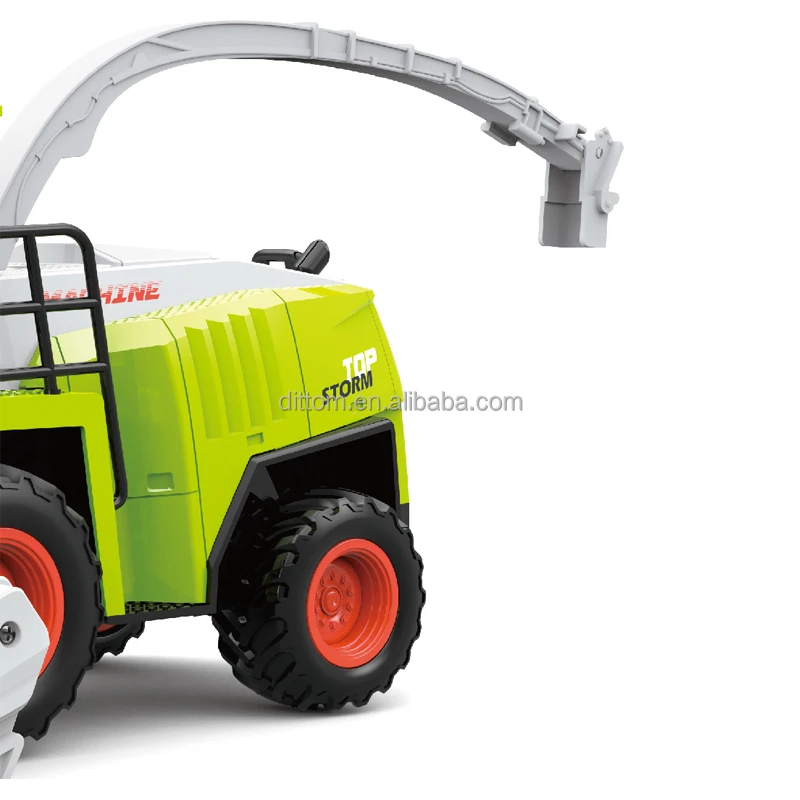 1/24 6CH RC Corn Harvester 2.4G Farm Construction Tractor Harvesting Implements Machine Truck Toys