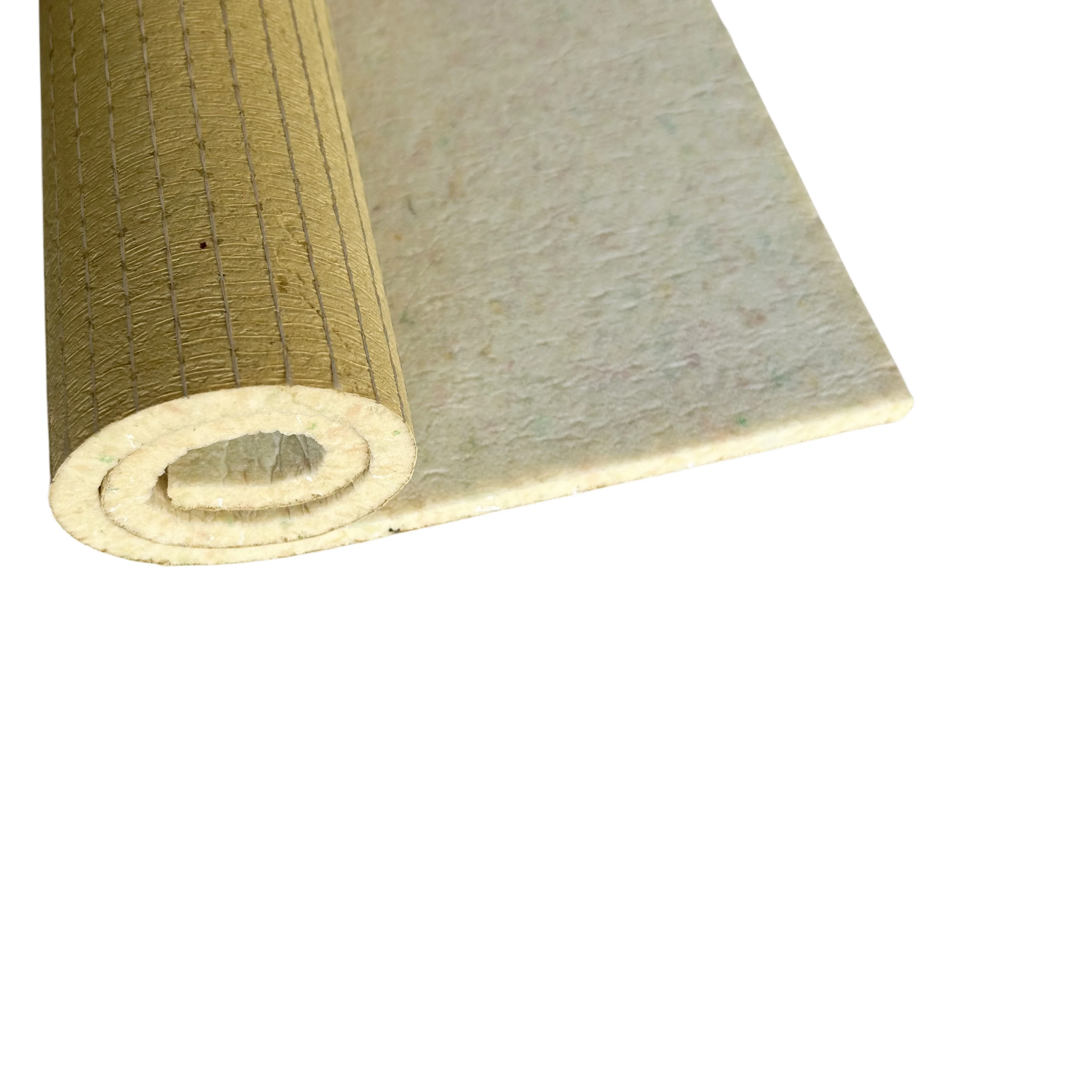 High Quality Waterproof Sponge PU Foam Carpet Underlay With Stitch Kraft Paper Backings