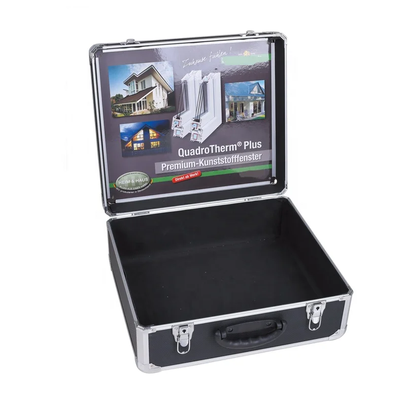 47X41X20cm Household Foam Padding Aluminum Tool Case With Combination Lock