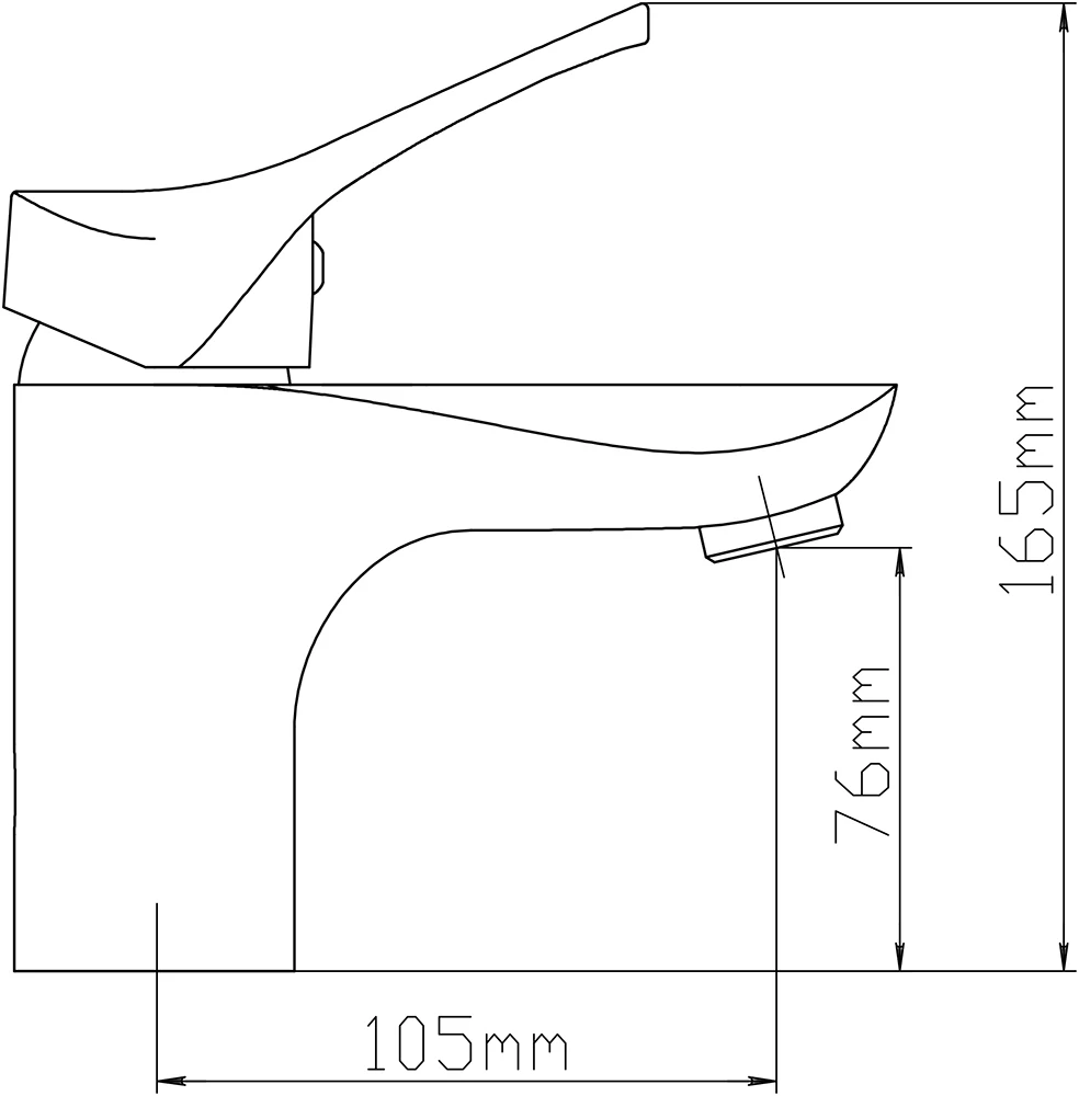 (OB8245-1)Boou wholesale high quality bathroom single lever chromed  brass wash basin faucet mixer