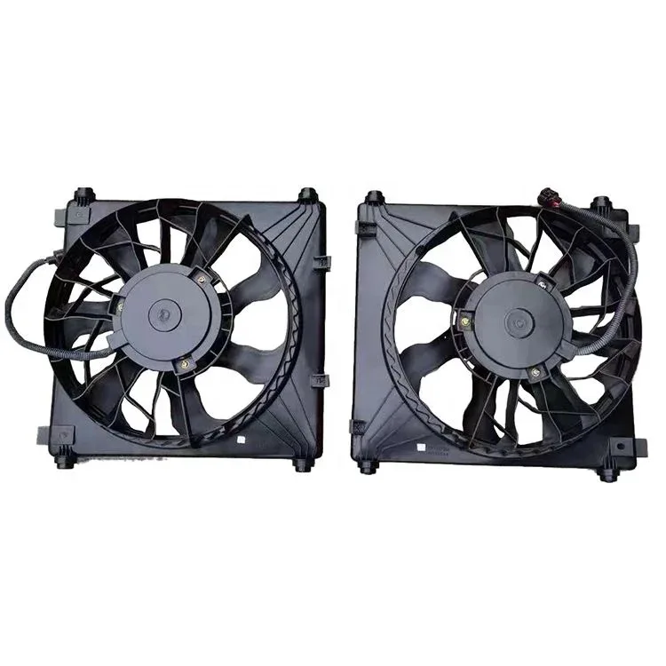 Automobile radiator condense fans