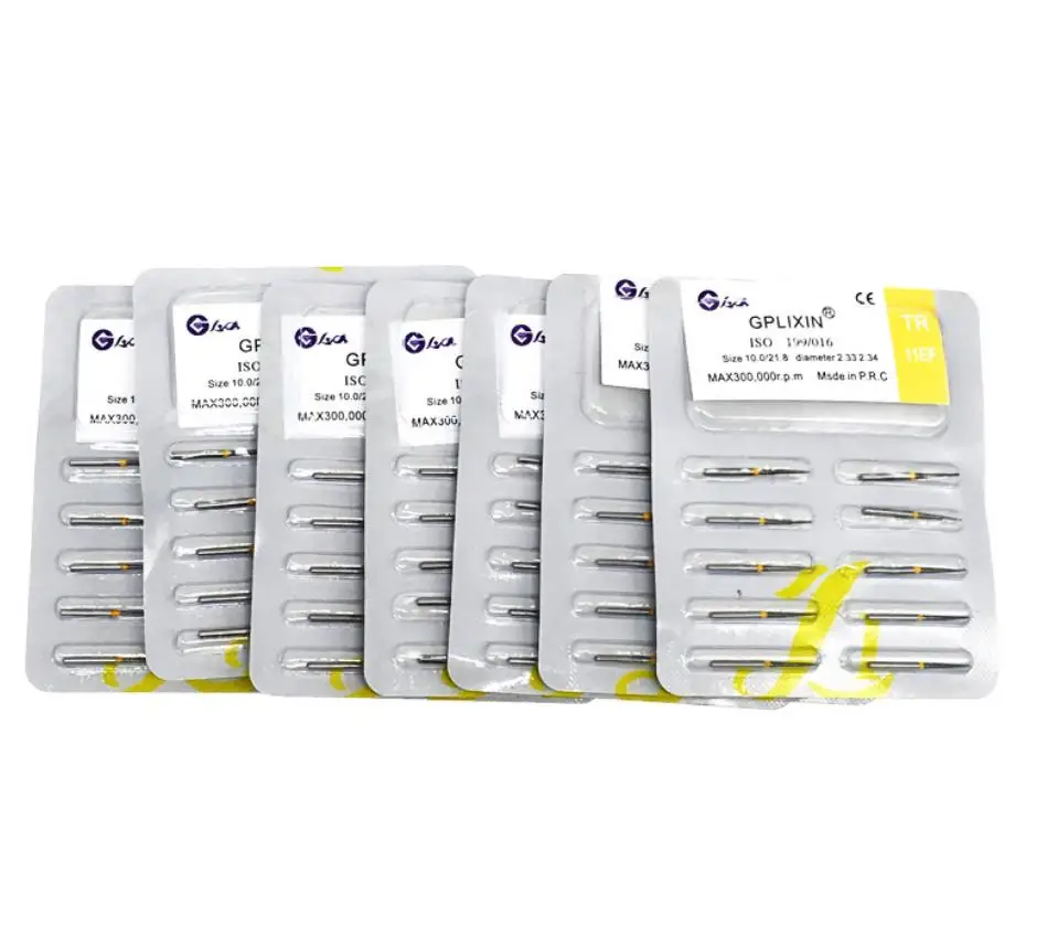 Dental Bur Set Dental burs 10pcs/pack  Dental Diamond Burs Set for high speed handpiece