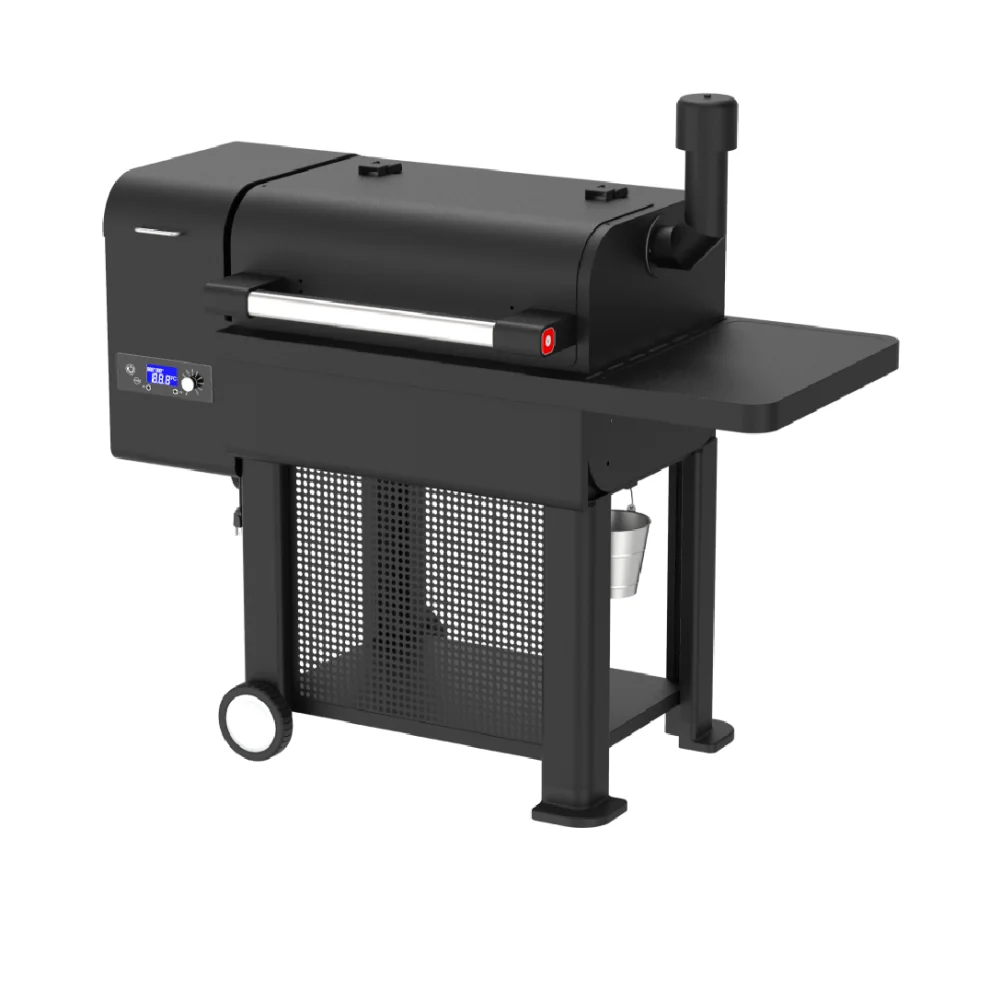 Oriented Supplier outdoor smoking pellet grilling temperature control bbq grill smoker