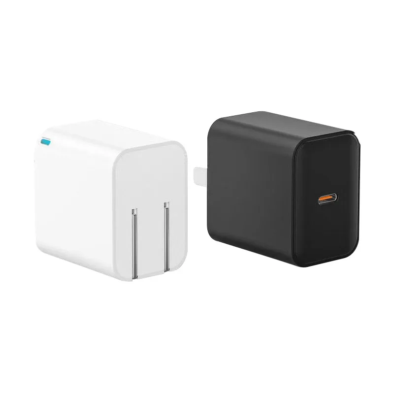 20W Fast Charging QC3.0 Type C Foldable Plug PD Phone Charger For Samsung Smart Watches