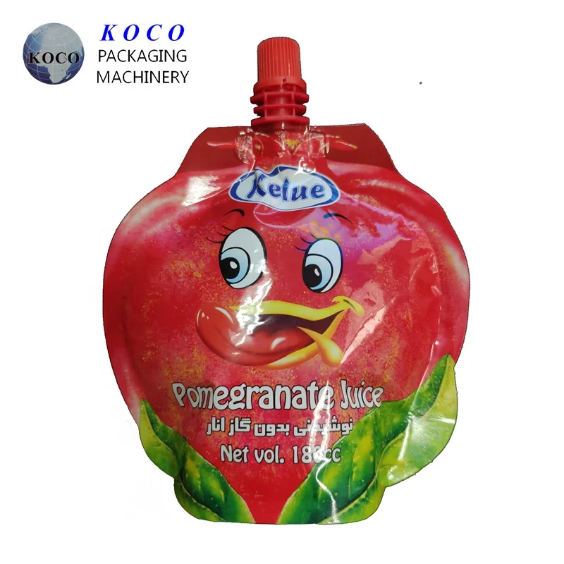 KOCO Orange / apple / mango / pineapple juice Beverage pouch milk water bag