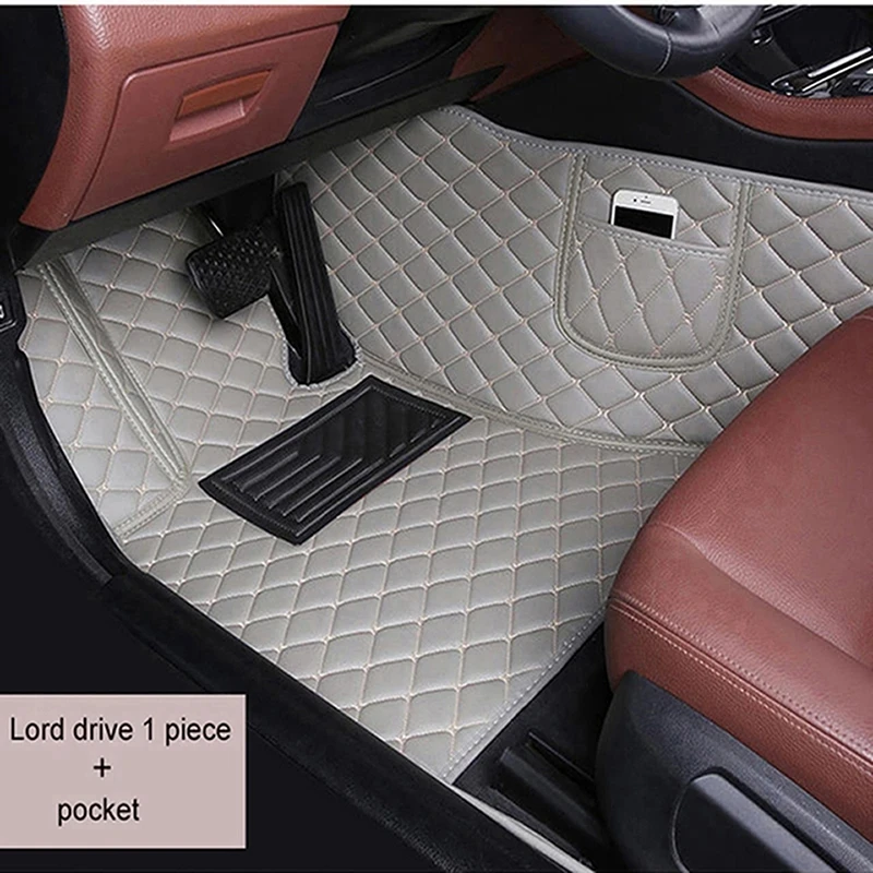Supplier of high quality leather custom carpet type composite car floor mats factory production fashion car mat