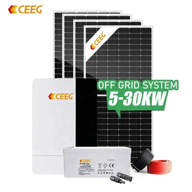 CEEG Solar 30kw 50kw On Grid Solar Power System Three Phase Energy